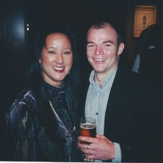 Paula with Dean Wilkinson