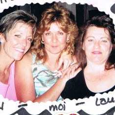 Jan, Pauline and Laurie in 2000