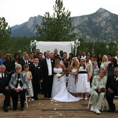 wedding in Estes Park colorado