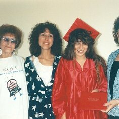 Kristal graduation
Pauline,Tina,Kristal,Ruth Rooker
june 1991