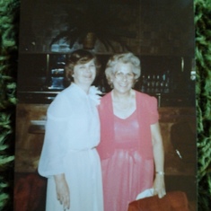 Mom with her buddy Aunt Marion