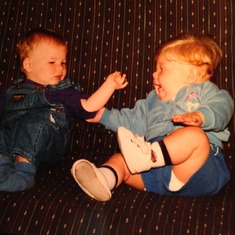 Tyler on the left and Alex on the right..ahh so cute!