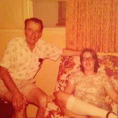 Uncle Bill and his daughter Patricia