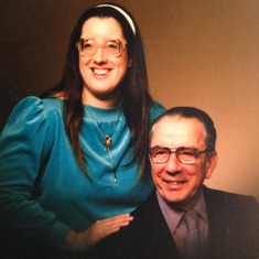 Uncle Bill (dad's brother) and his daughter Patricia