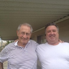 Paul with father, Floyd, in April 2016