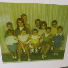 All 11 Rogers kids! At the house on W. Merrimac Street in Dodgeville.