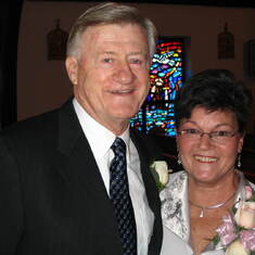 Mom and Dad at Clare's wedding