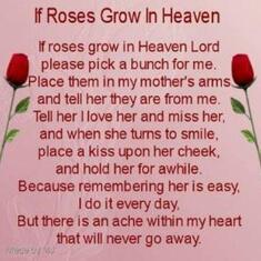 IF ROSES GROW IN HEAVEN