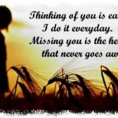 THINKING OF YOU IS EASY_missing U isn't