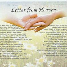 LETTER FROM HEAVEN_From Aunt Pearl