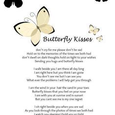 BUTTERFLY KISSES FROM HEAVEN