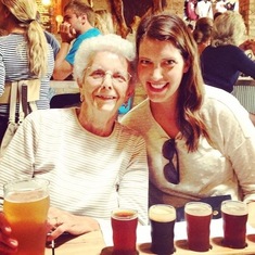At Shorts Brewery - where Granny asked for a Bud Light :)