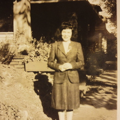 Peggie in Cleveland, late 1940's