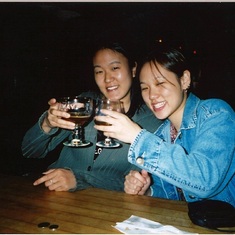 West Village @ Vol de Nuit, drinking Chimays, 2002?