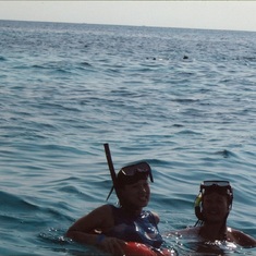 Negril, Jamaica, April 2004.  Snorkeling.