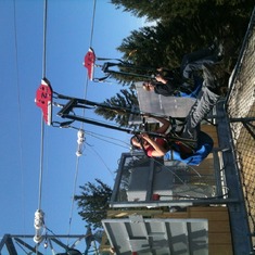 4/14/12 - Zip lining with Peggy & Brian - B-day