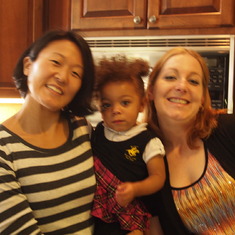 Peggy with niece, Khiya & sister-in-law, Missy - Oct 2012