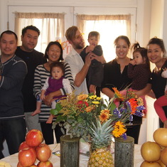 Thrash family with Kim cousins - Oct 2012
