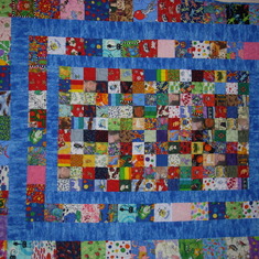 Quilt made by Peggy