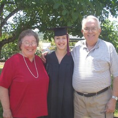 2003 with Kristin and Dad for Kristin's college graduation.