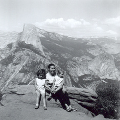 1963 with Dorothy and Debbie at Yosemite.