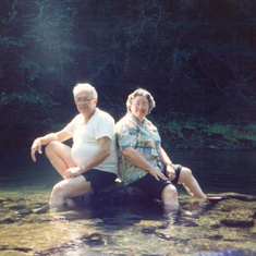 1991 Camping trip with Dad