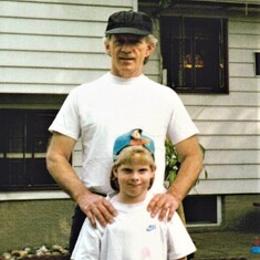 Peter with son Kurt.  ~1995
