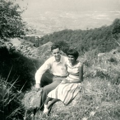 1958 - Peter and Kotha in Penang.
