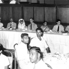 1959-04-04 - Bridal table at the wedding reception.