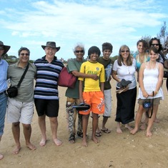 2010-01-02 - Group photo at Wellington Point in Brisbane.
