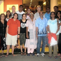 2011-03-06 - Family gathering for dinner in Singapore before departing for Tioman Island off the east coast of Malaysia.
