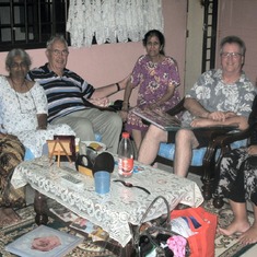 2011-03-16 - Visiting Subra's mum for dinner in Singapore.