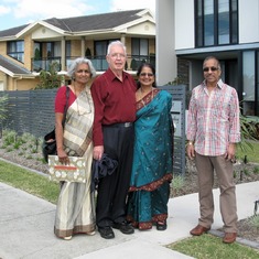 2012-09-16 - Peter, Kotha, Santee and Vasu all dressed up for a wedding in Sydney.