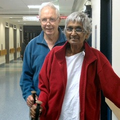 2013-06-15 - Peter and Kotha at the RPA Hospital in Sydney.