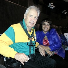 2014-07-12 - Peter and Leila at the Brisbane 'Gang Show'.