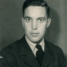 1957 - Peter as a young airman in the Royal Australian Air Force.