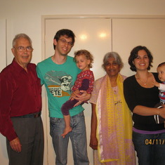 2010-11-04  Deepavaili at Vim and Subra's house