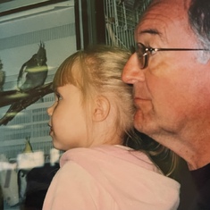 Sweet memories with Grandpa Peter looking at birds