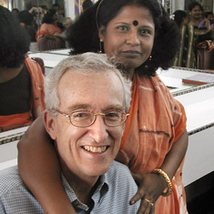Bangladesh Peter smiling w woman 1