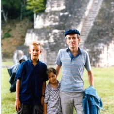 Dad, Jonathan and Em Guatemala