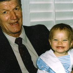 Grandpa with Kathryn 1991