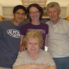 Grandpa and Grandma with Andrea and Ty in 2009