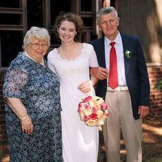 Andrea's wedding in 2003