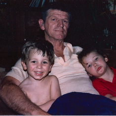 Granpa Peter with Matt & Andrea