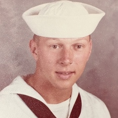 In the Navy, 1972.