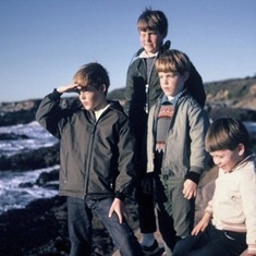 Peter's 4 boys… Stephen, Brian, David and Mark