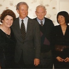 Peter & Kei in Ireland with Mam & Dad