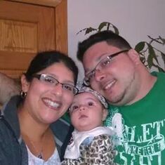 Maria and Peter and baby Jazy