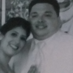 Peter and His wife Maria on the day they married he was so happy this day