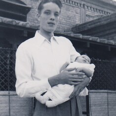 First time father, early March 1950